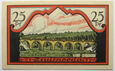 B8999 NOTGELD 25 PFENNIG 1921 ZEULENRODA UNC