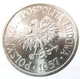 ZZ113  PRL 50 GROSZY 1957 UNC SKRĘTKA