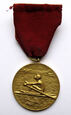 X9829 II RP MEDAL ODDZIAŁ WIOŚLARSKI SOKOŁA KRAKOWSKIEGO 1930