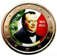 T25317-W2  WŁOCHY 2 EURO 2010 CAVOUR - KOLOR UNC