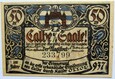B5608 NOTGELD 50 FENIGÓW 1917 CALBE SAALE