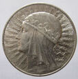 O38533-K1  II RP 10 ZŁ 1933 GŁOWA KOBIETY 