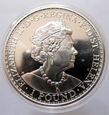 R31470  WYSPA ŚW. HELENY 1 FUNT 2021 UNA I LEW - 1 OZ Ag 999