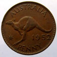 P33591-T5  AUSTRALIA 1 PENNY 1952 JERZY VI