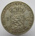 P33725-U11  HOLANDIA 1 GULDEN 1863 WILHELM III