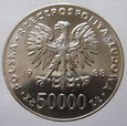 P34984-M1  PRL 50 000 ZŁ 1988 PIŁSUDSKI UNC