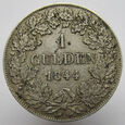 P33730-U11  BAWARIA 1 GULDEN 1844 LUDWIG I