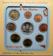 T25832-L5  SAN MARINO EURO SET 2005 + 5 EURO W SREBRZE