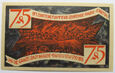 B9005 NOTGELD 75 PFENNIG 1921 ZEULENRODA UNC