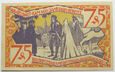 B9014 NOTGELD 75 PFENNIG 1921 ZEULENRODA UNC