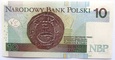 B5130 10 ZŁOTYCH 2016 SERIA BE 5999998 UNC