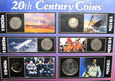 U18765-L1  USA 10 DECADES OF 20th CENTURY COINS - SET 10 MONET
