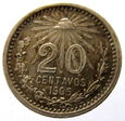 T25653-P8  MEKSYK 20 CENTAVOS 1905 - RZADKIE