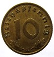 W14288 NIEMCY 10 PFENNIG 1938 E