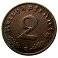 T24477-T1  NIEMCY 2 PFENNIG 1937 E - RZADKA