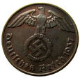 T24477-T1  NIEMCY 2 PFENNIG 1937 E - RZADKA