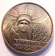W13078 FRANCJA 100 FRANKÓW 1986 - STATUA WOLNOŚCI