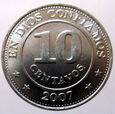 P33494-T5  NIKARAGUA 10 CENTAVOS 2007 UNC