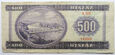 B6176 WĘGRY 500 FORINTÓW 1969