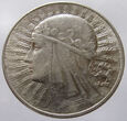 R32398-S2  II RP 10 ZŁ 1932 ZM GŁOWA KOBIETY 