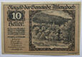 B8771 AUSTRIA 10 HELLER 1920 ALTLENGBACH