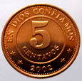 P33495-T5  NIKARAGUA 5 CENTAVOS 2002 UNC