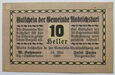 B8772 AUSTRIA 10 HELLER 1920 UNDRICHSFURT UNC