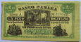 B8507 ARGENTYNA 1 PESO 1868 BANCO PARANA