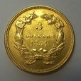USA 3 dolary INDIAŃSKA KSIĘŻNICZKA 1854 rok. Złoto
