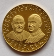 Watykan JAN XXIII i PAWEL VI - medal okolicznościowy. Złoto 
