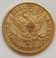 USA 5 dolarów 1883 rok LIBERTY. Złoto