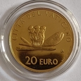 Watykan 20 euro 2007 BENEDYKT XVI. 6 gram złota. 