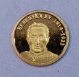 Fiji 10 dolarów Benedykt XV. Złoto 999/1000