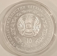 Kazachstan IRBIS - PANTERA ŚNIEŻNA 2009 rok. 10 uncji srebra