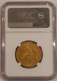 USA 10 dolarów 1850 rok LIBERTY Amerykański grading NGC