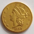 USA 20 dolarów 1858 rok LIBERTY 