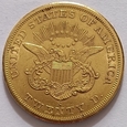 USA 20 dolarów 1859 rok Złoto 