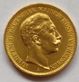 Niemcy - Prusy 20 Marek 1906 rok. złoto