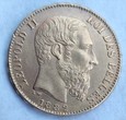 Belgia 20 franków LEOPOLD II rok 1882. Złoto