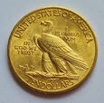USA 10 dolarów. INDIANIN 1915 rok. Złoto 