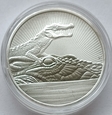 Australia 2 dolary Krokodyl 2 uncje srebra.