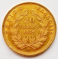 Francja - 20 franków 1859 A - PARYŻ - NAPOLEON III  