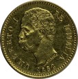 20 lirów - Włochy Umberto I - 1882