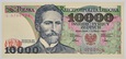 Banknot 10000 złotych 1987 - seria L - UNC