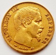 Francja - 20 franków 1860 A - PARYŻ - NAPOLEON III  
