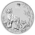 1 oz - Lunar III - 1 dolar Rok Tygrysa 2022 - Australia