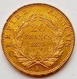 Francja - 20 franków 1855 A - PARYŻ - NAPOLEON III  