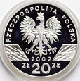 20 zł - Żółw Błotny - 2002 rok (GG2)