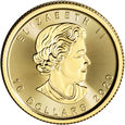 Kanada - 10 dolarów Liść Klonu 2020 - 1/4 Au