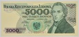 Banknot 5000 złotych 1982 - seria CE - UNC